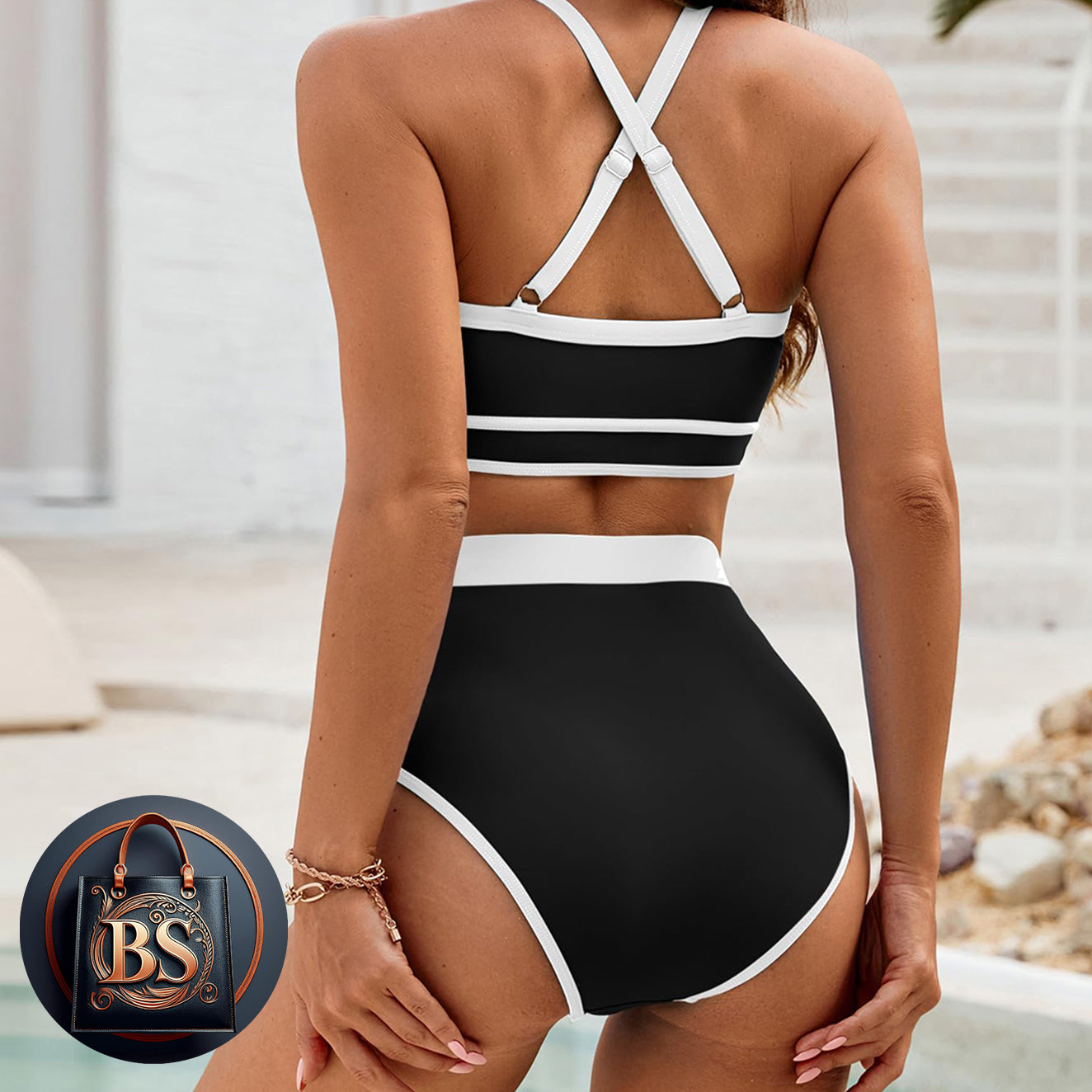 High Waisted Bikinis for Women. Discover glamorous and trendy designs that enhance your curves, perfect for a stylish and confident look by the water.