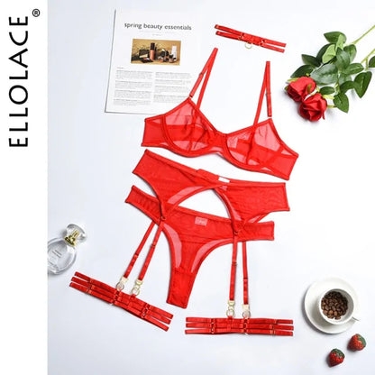 4 stuks sexy erotische lingerie