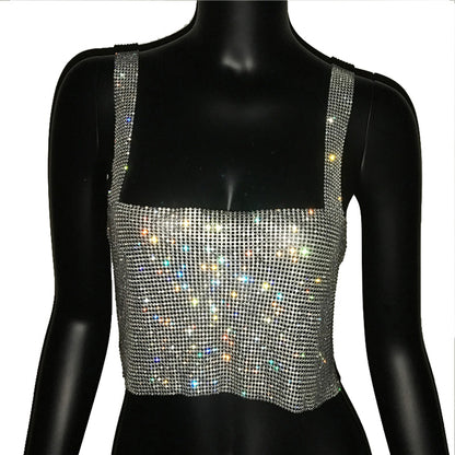 Glitter nachtclub tanktop