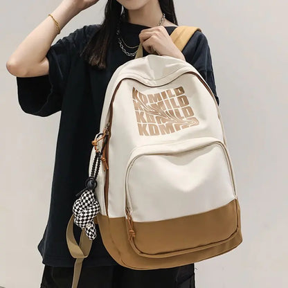 Fashion Letter Print Women's Backpack