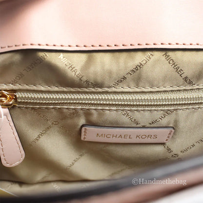 Michael Kors Manhattan Medium Metallic Primrose Convertible Satchel