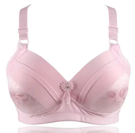 Ademende katoenen bralette Mode-lingerie Draadvrij Grote maten