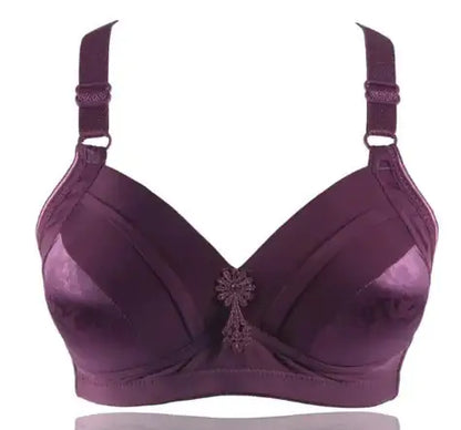 Ademende katoenen bralette Mode-lingerie Draadvrij Grote maten