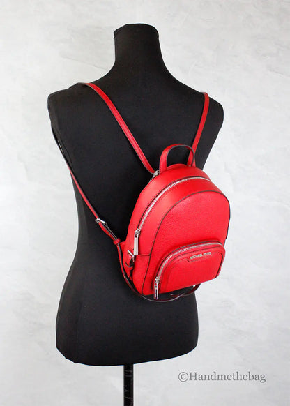 Michael Kors Jaycee Mini XS Bright Red Pocket Backpack