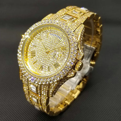 Full Iced Crystal Watch