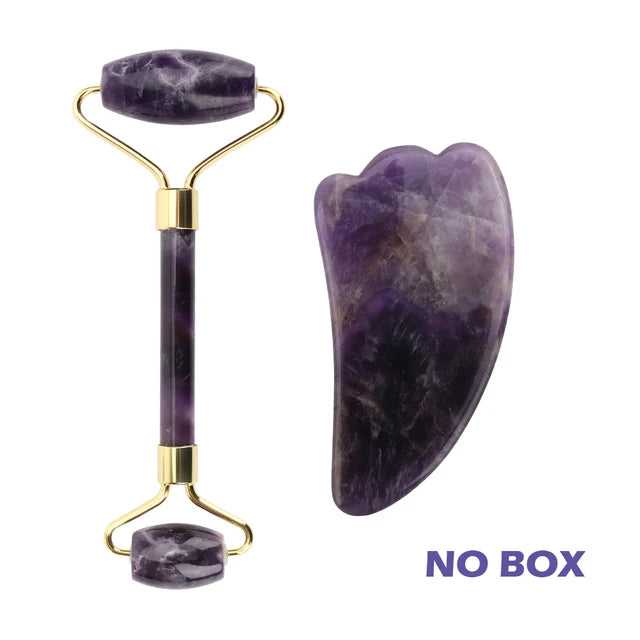 Violette Gua Sha gezichtsmassageroller