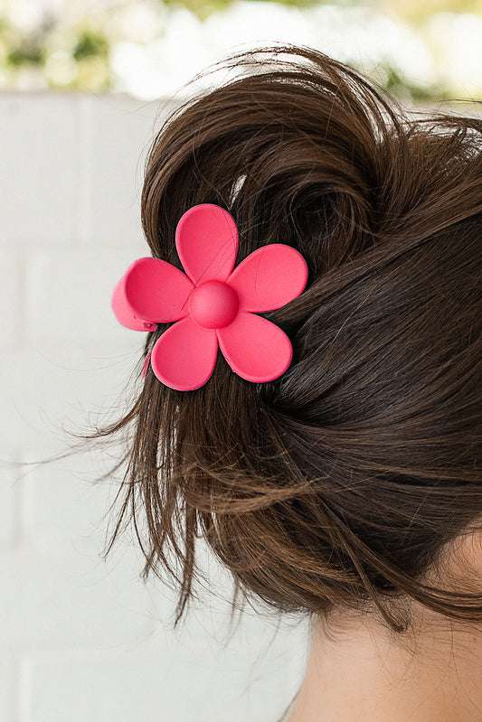 Pince à cheveux en forme de fleur de rose 