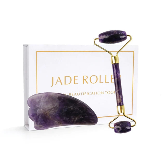 Violette Gua Sha gezichtsmassageroller