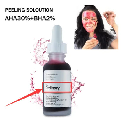 30 ml AHA 30% + BHA 2% Gezichtspeelingoplossing: Peelingoplossing