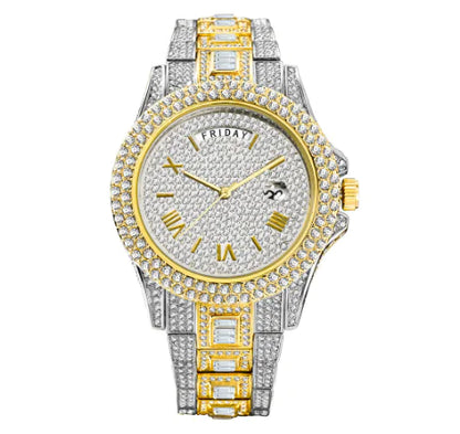 Full Iced Crystal Watch