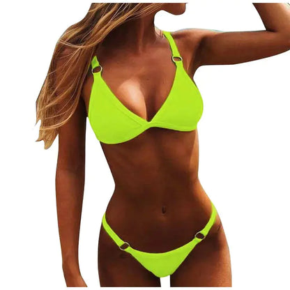 Bikini-badpak met hoge taille