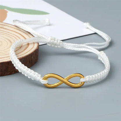 Infinity charme paar armband