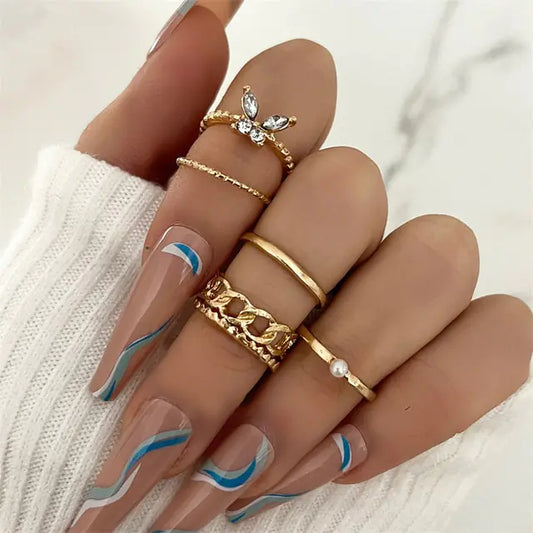 Geometrische Infinity ringen Set