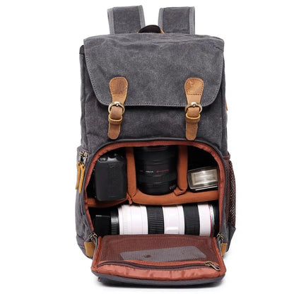 Deluxe Vintage Photographers Backpack