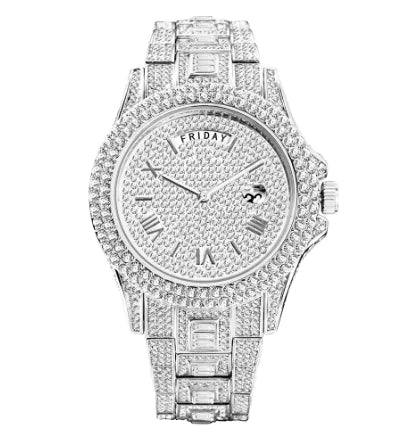 Full Iced Crystal Watch