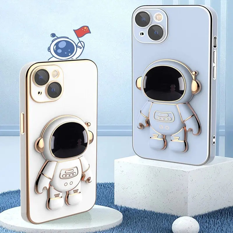 3D Astronaut-telefoonhoesje met houder