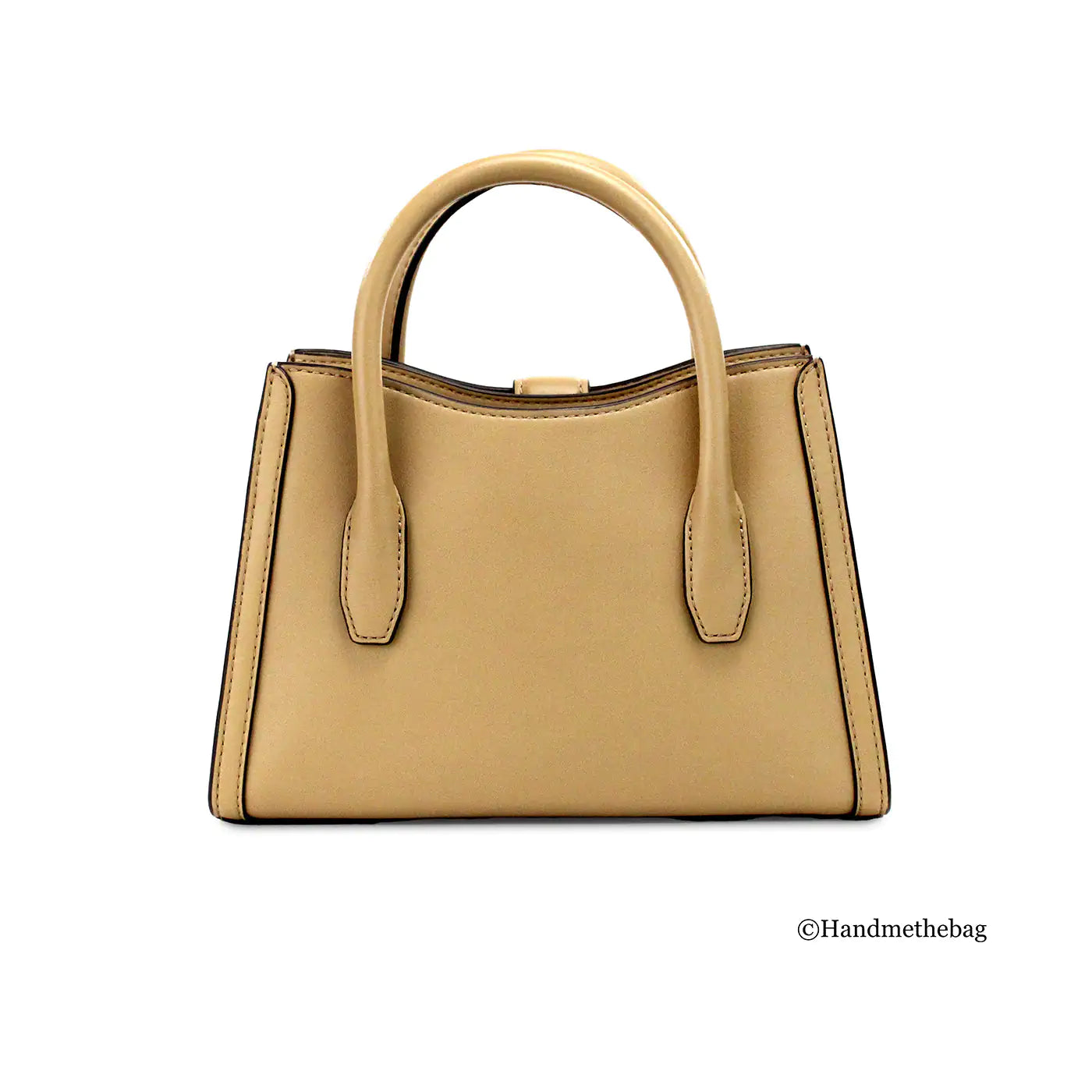 Michael Kors Gabby Small Camel Satchel Crossbody Bag