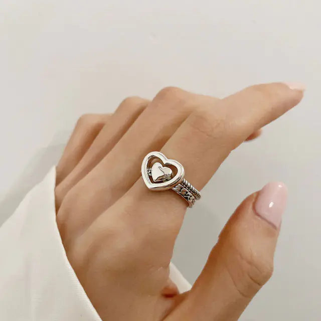 Spiral Shape Ring Set