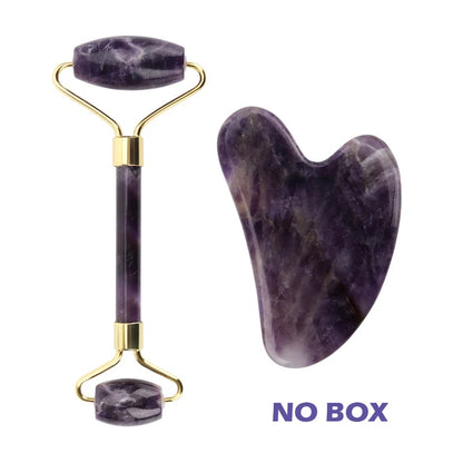 Violette Gua Sha gezichtsmassageroller