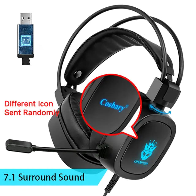 Gamingheadset 7.1 Virtual Surround Sound Gamer-oortelefoons