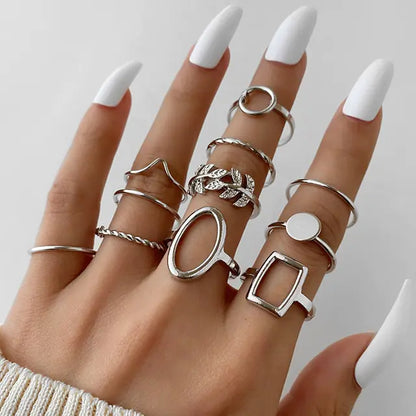 Spiral Shape Ring Set