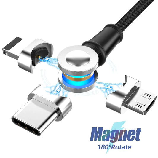 180° Rotate Magnetic Charging Cable