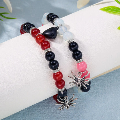 Gotische Spider paar armbanden