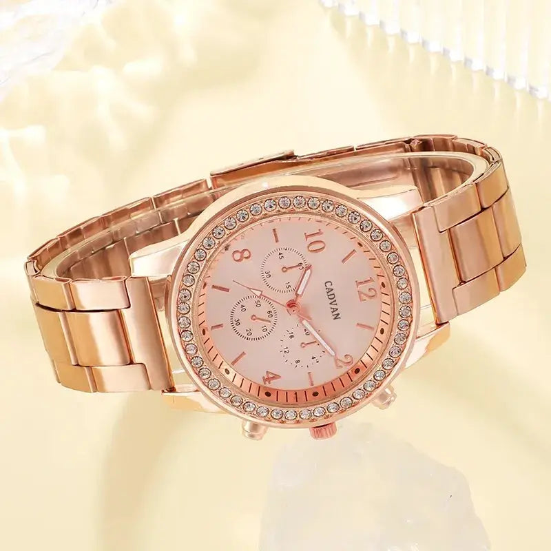 Rose Gold Luxury Watch Set