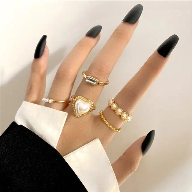 Boho Ring Set