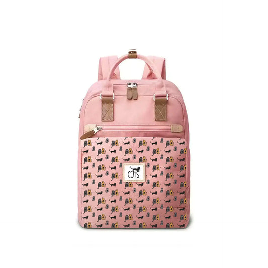 Biggdesign Cats Laptop Backpack, Pink