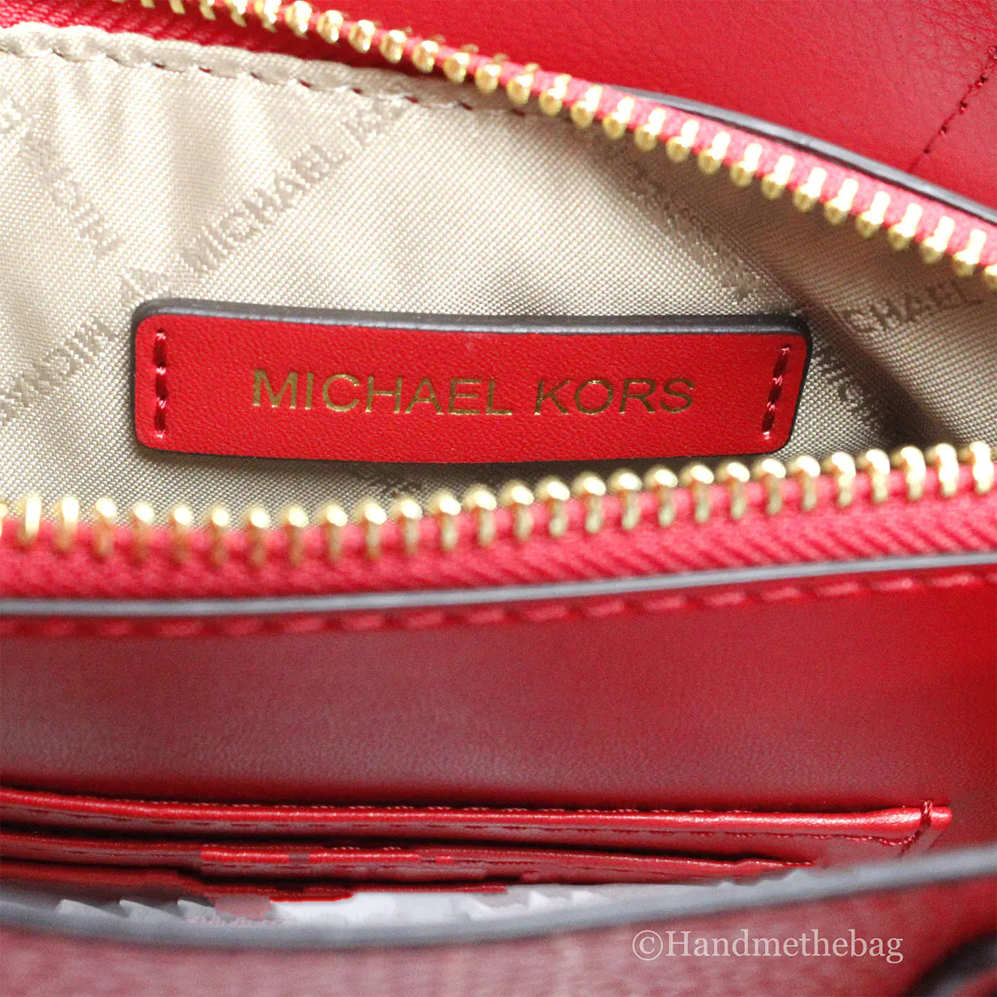 Michael Kors Mercer Leather Messenger Crossbody Bag