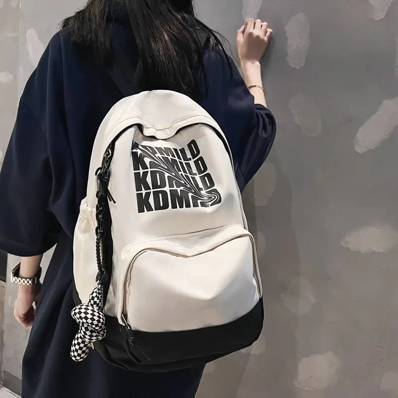 Fashion Letter Print Women's Backpack