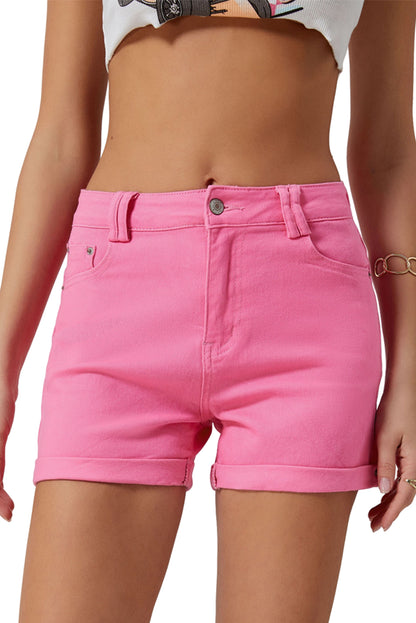 Roze Ashlee High Waisted Denim Shorts