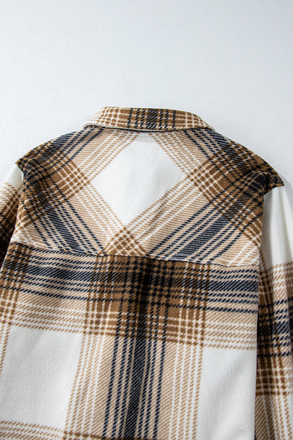 Multicolour Plaid Print Klepzak Knoopsjaal