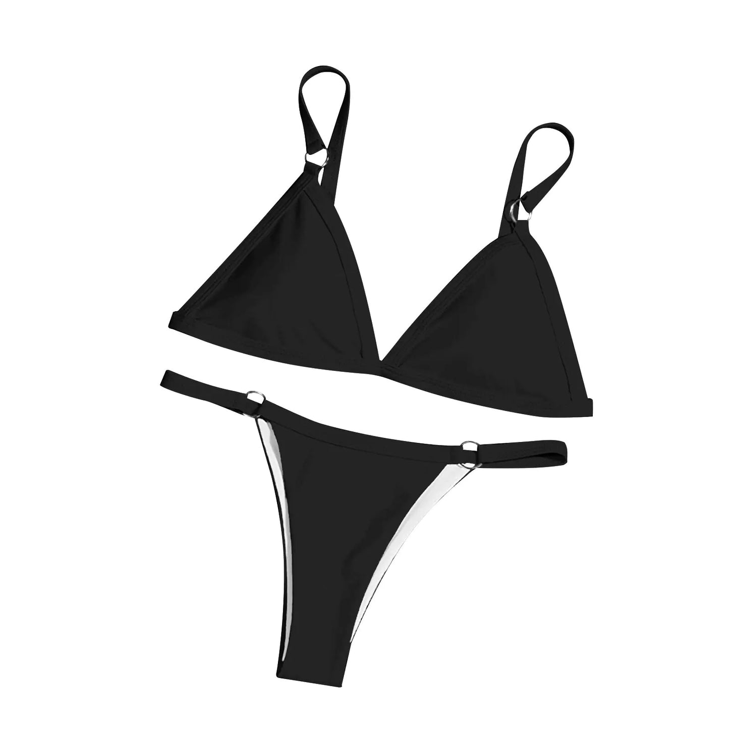 Bikini-badpak met hoge taille