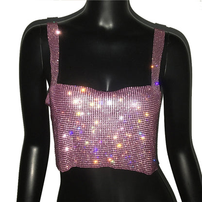 Glitter nachtclub tanktop