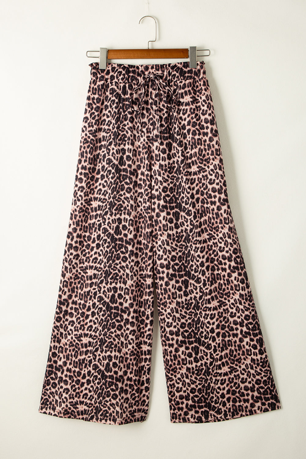 Desert Palm Boho Leopard Wijde Broek