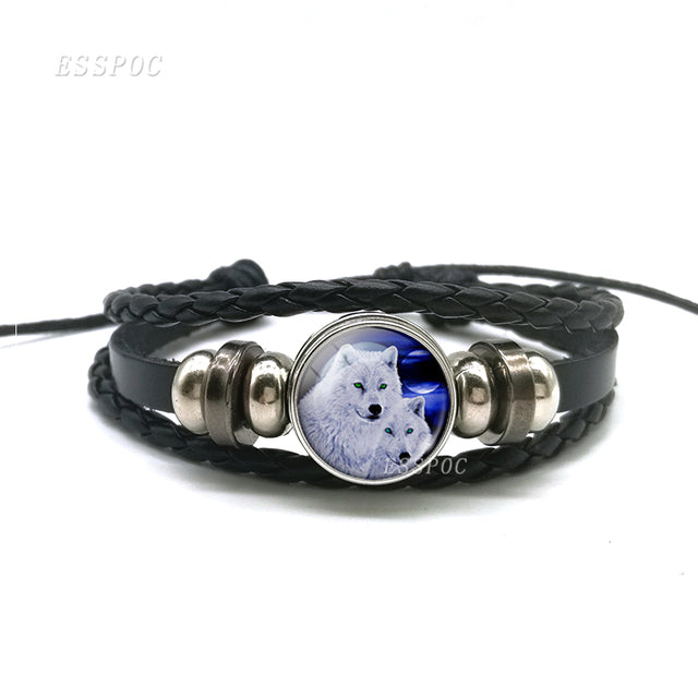 Leren armband