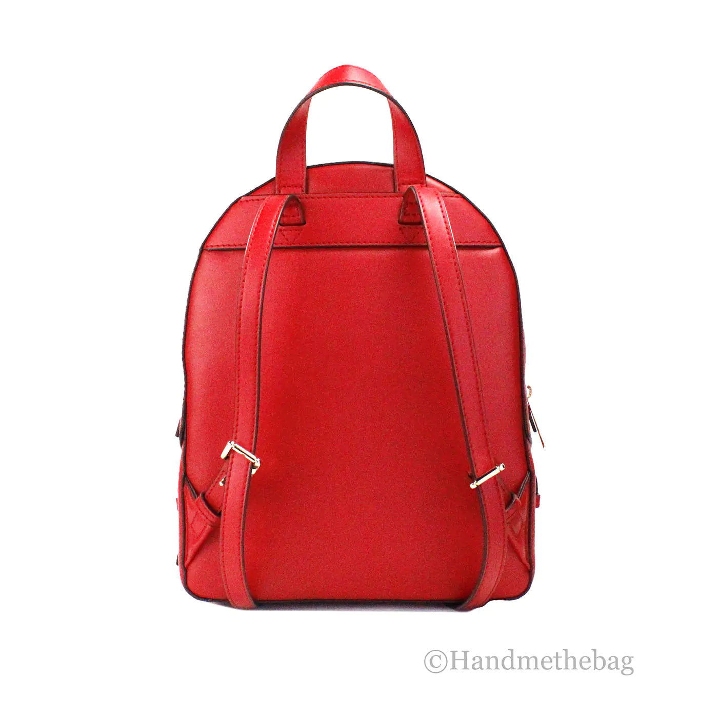 Michael Kors Jaycee Medium Red Zip Pocket Backpack