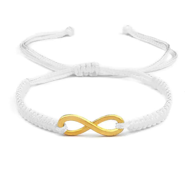 Infinity charme paar armband