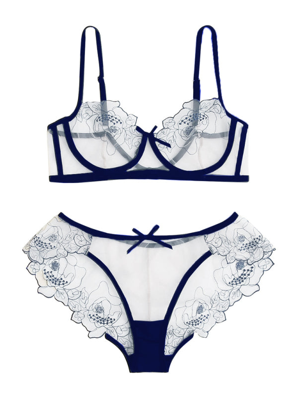 Nieuwe stijl sexy lingerie nieuwe holle liefde drie-punts sexy pak 