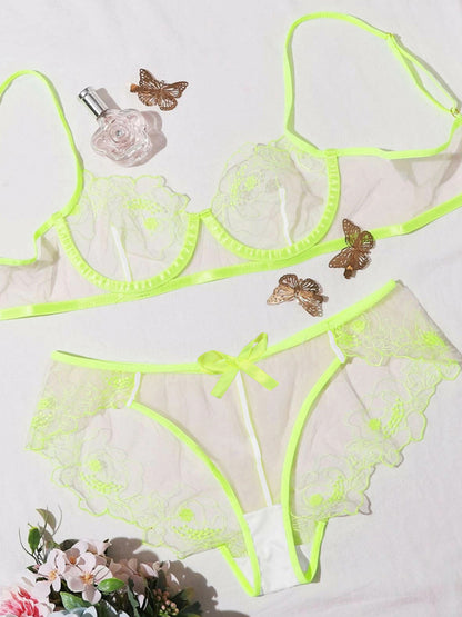 Nieuwe stijl sexy lingerie nieuwe holle liefde drie-punts sexy pak 