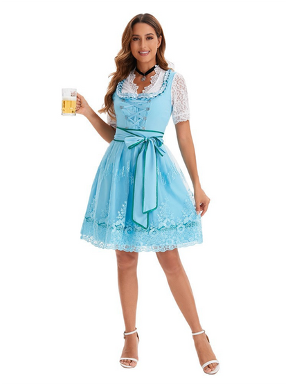 German Munich Oktoberfest Clothing Women's Printed Beer Clothing Dress