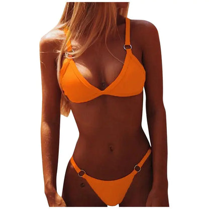 Bikini-badpak met hoge taille