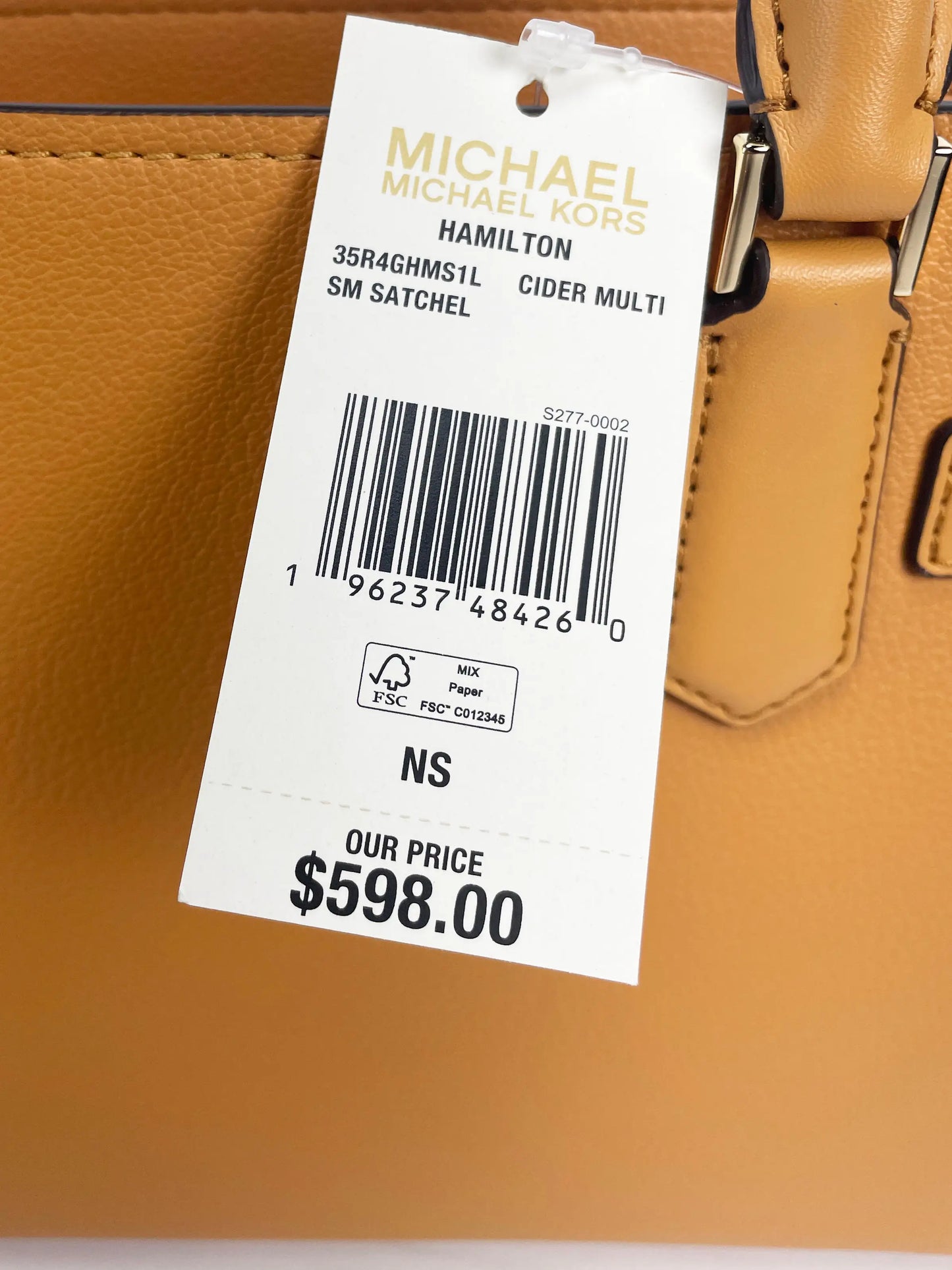 Michael Kors Hamilton Cider Satchel Bag