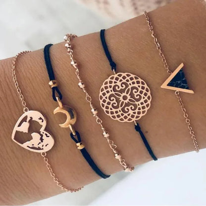 Boho geometrische armband- en armbandsets