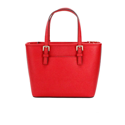 Michael Kors XS Bright Red Carryall Tote Convertible Bag