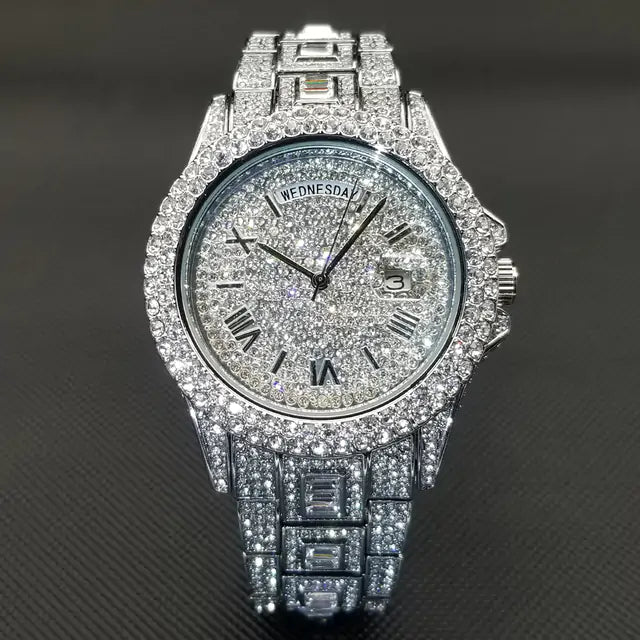 Full Iced Crystal Watch