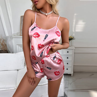 Sensual Floral Pajama Set