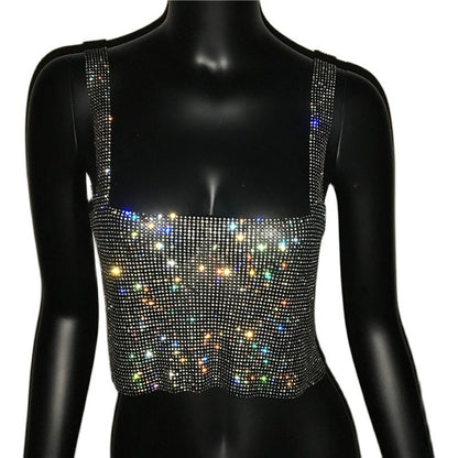 Glitter nachtclub tanktop